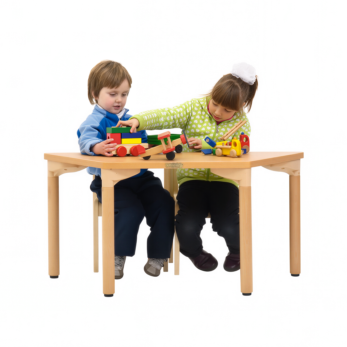 22"/44" x 22" Trapezoidal Table - 16" Height