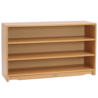 Closed Back Shelf 4' x 28" w/ Two Shelves