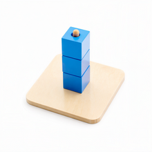 Cubes on Vertical Dowel