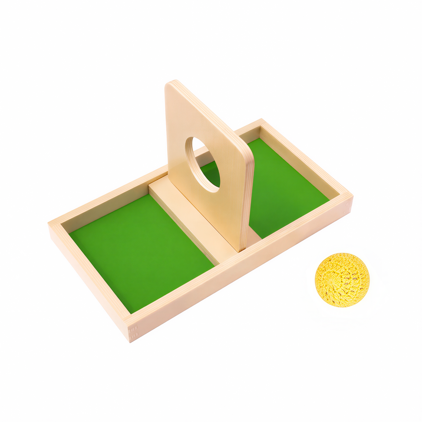 Imbucare Board with Knitted Ball