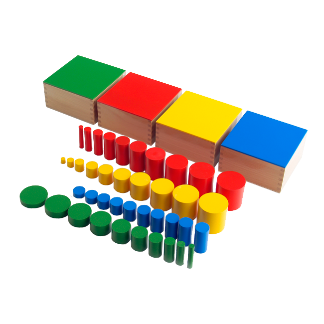 Knobless Cylinders (Set of 4)