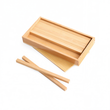 Box with Prisms for Brown Stairs (Natural Finish)