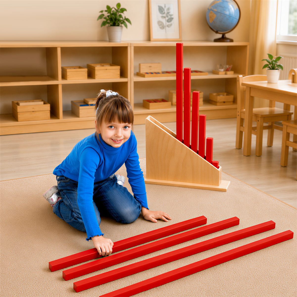 Long Red Rods