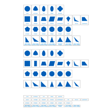 Geometric Cabinet Nomenclature Cards