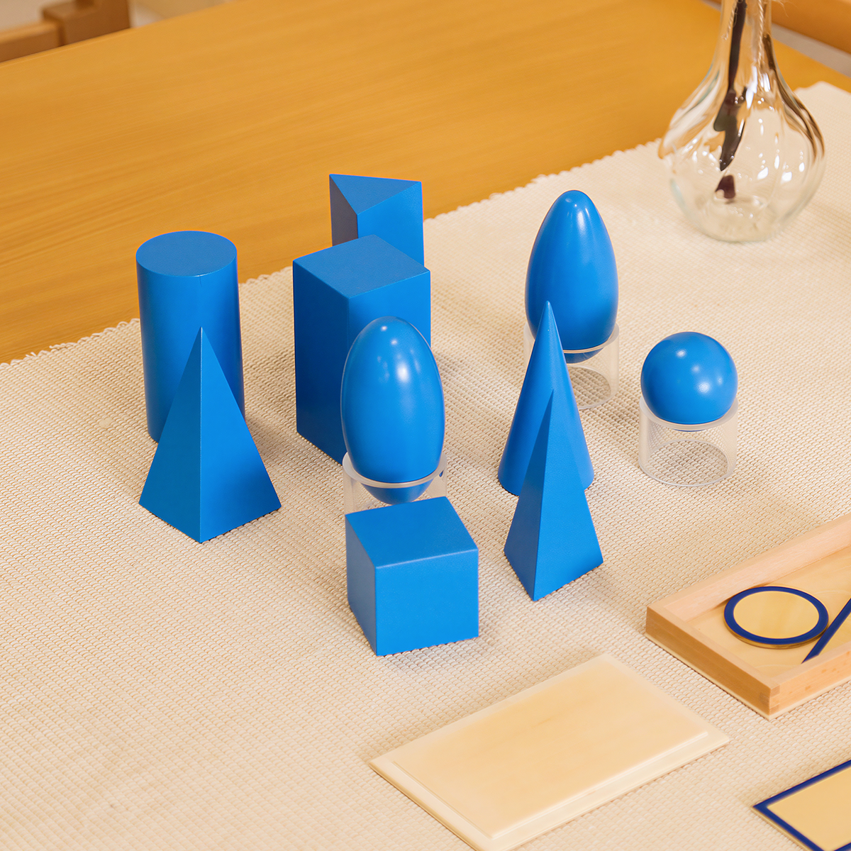 Geometric Solids With Stands