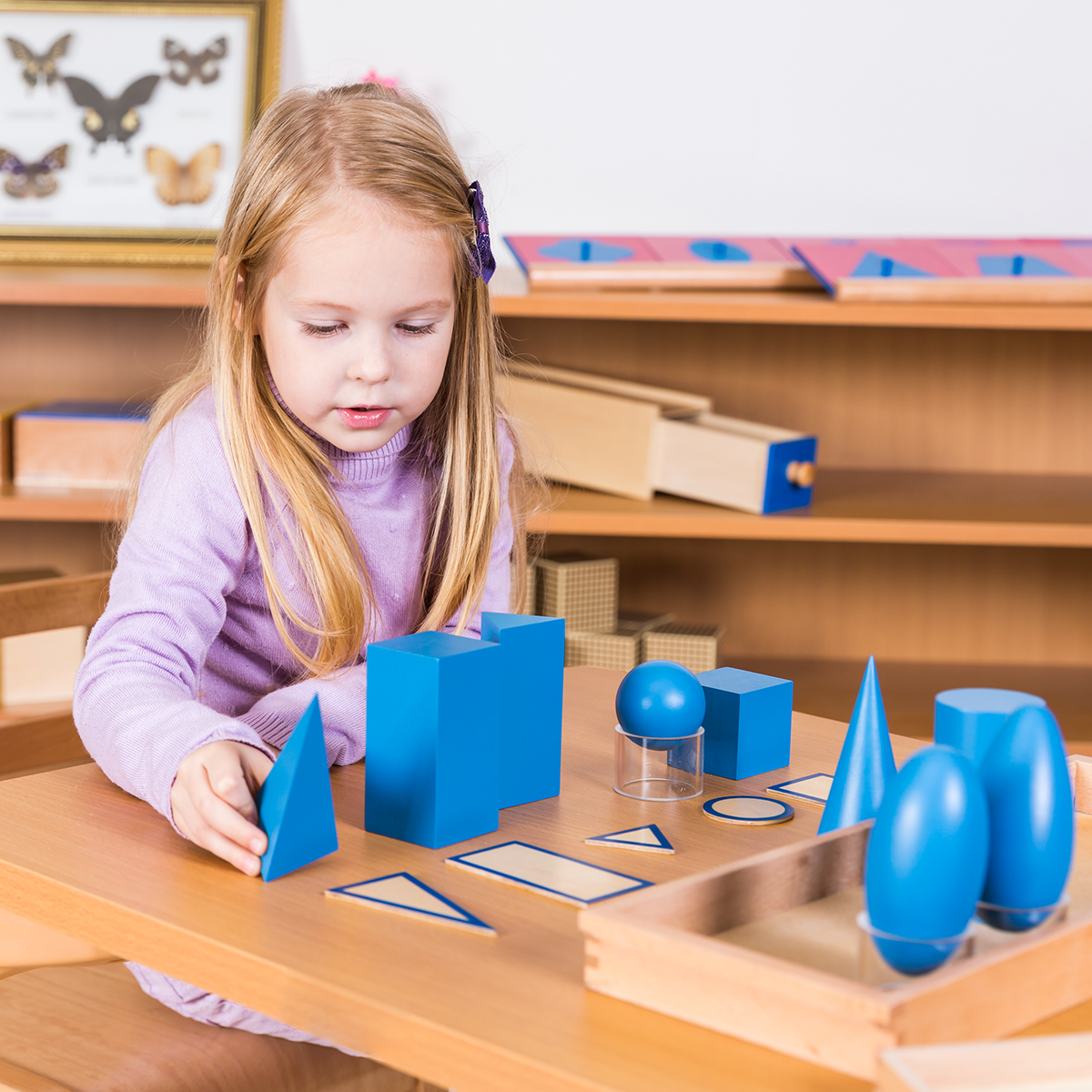 Geometric Solids With Stands