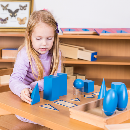 Geometric Solids With Stands