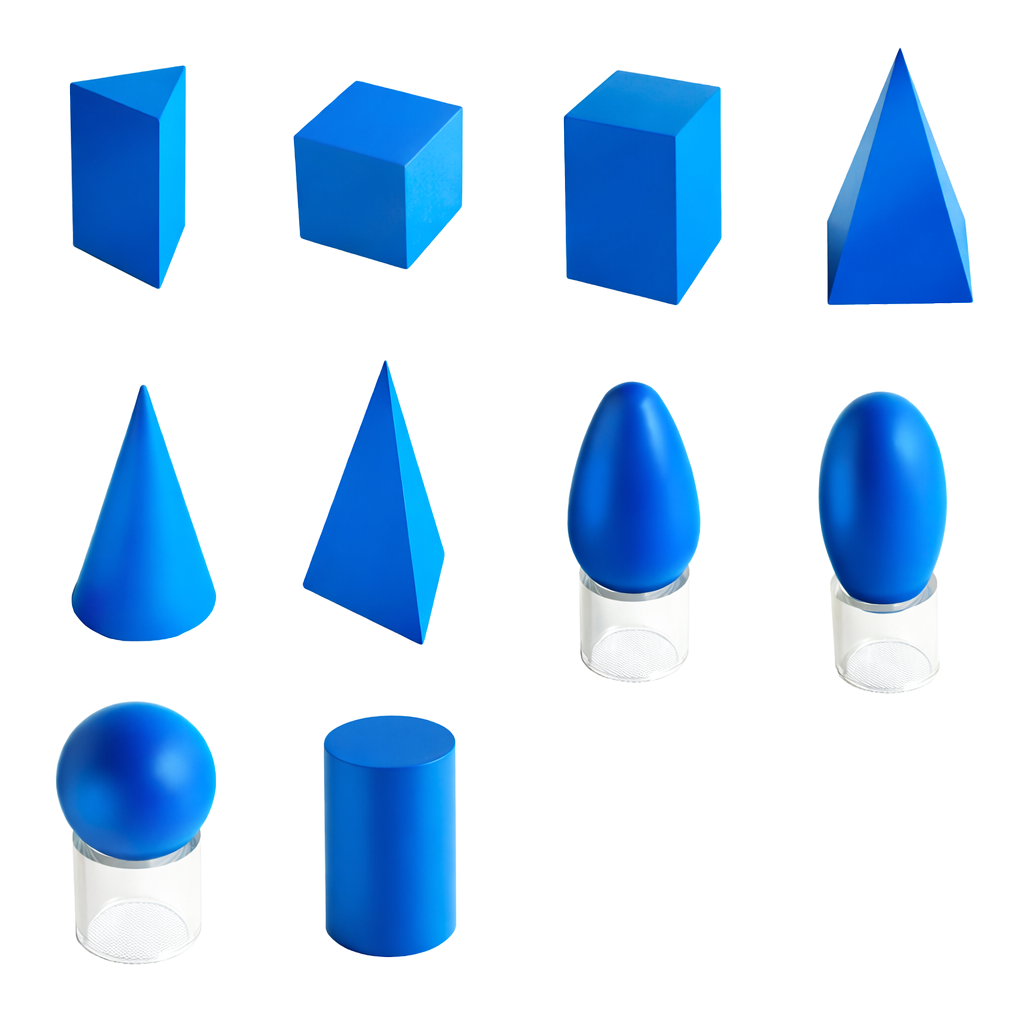 Geometric Solids With Stands