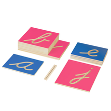 Hollow Letter Shapes: Lower Case Cursive