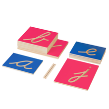 Hollow Letter Shapes: Lower Case Cursive