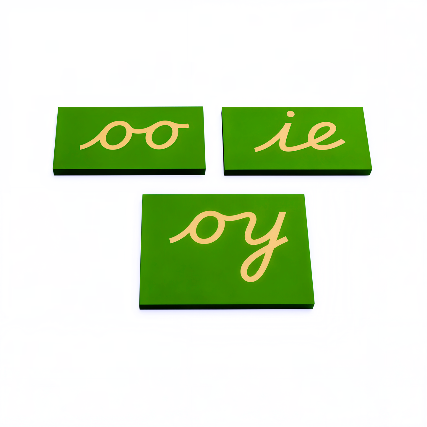 Lower Case Double Sandpaper Letters- Cursive