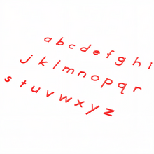 Small Movable Alphabet (Print, Red)