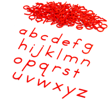 Small Movable Alphabet (Print, Red)