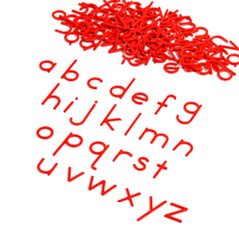 Small Movable Alphabet (Print, Red)