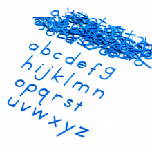 Small Movable Alphabet (Print, Blue)
