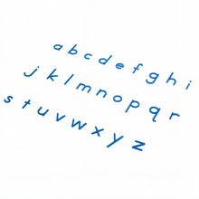 Small Movable Alphabet (Print, Blue)