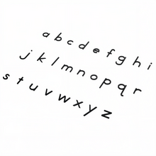 Small Movable Alphabet (Print, Black)