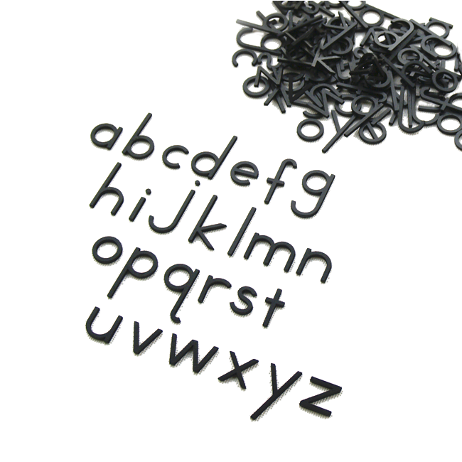 Small Movable Alphabet (Print, Black)