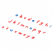 Small Movable Alphabet (Print, Mix Blue & Red)