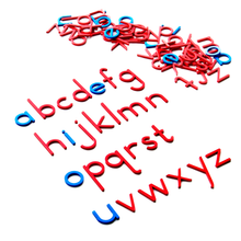 Small Movable Alphabet (Print, Mix Blue & Red)