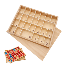 Small Movable Alphabet Box (Upper Case Letters)