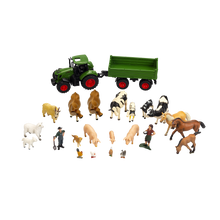 The Farm: Set of Farm Animals, People, Tractor