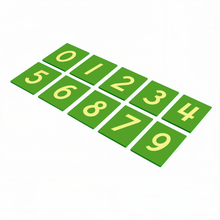 Sandpaper Numerals (Cursive)
