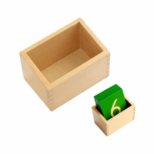 Sandpaper Numerals Box