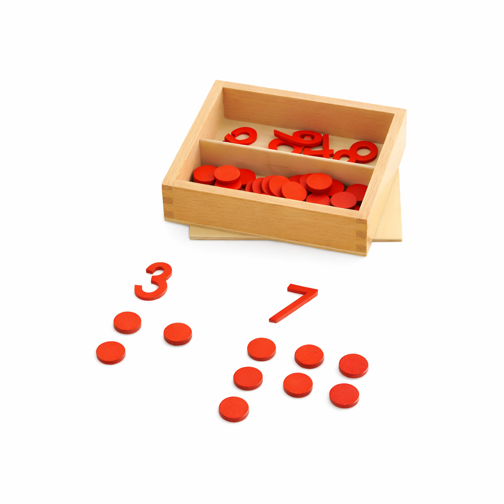 Cut-Out Numeral and Counters (USA Print)