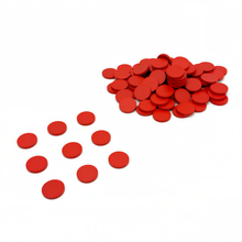 Red Wooden Counters (100 Pcs)