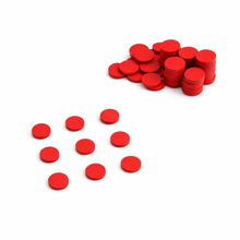 Red Wooden Counters (100 Pcs)