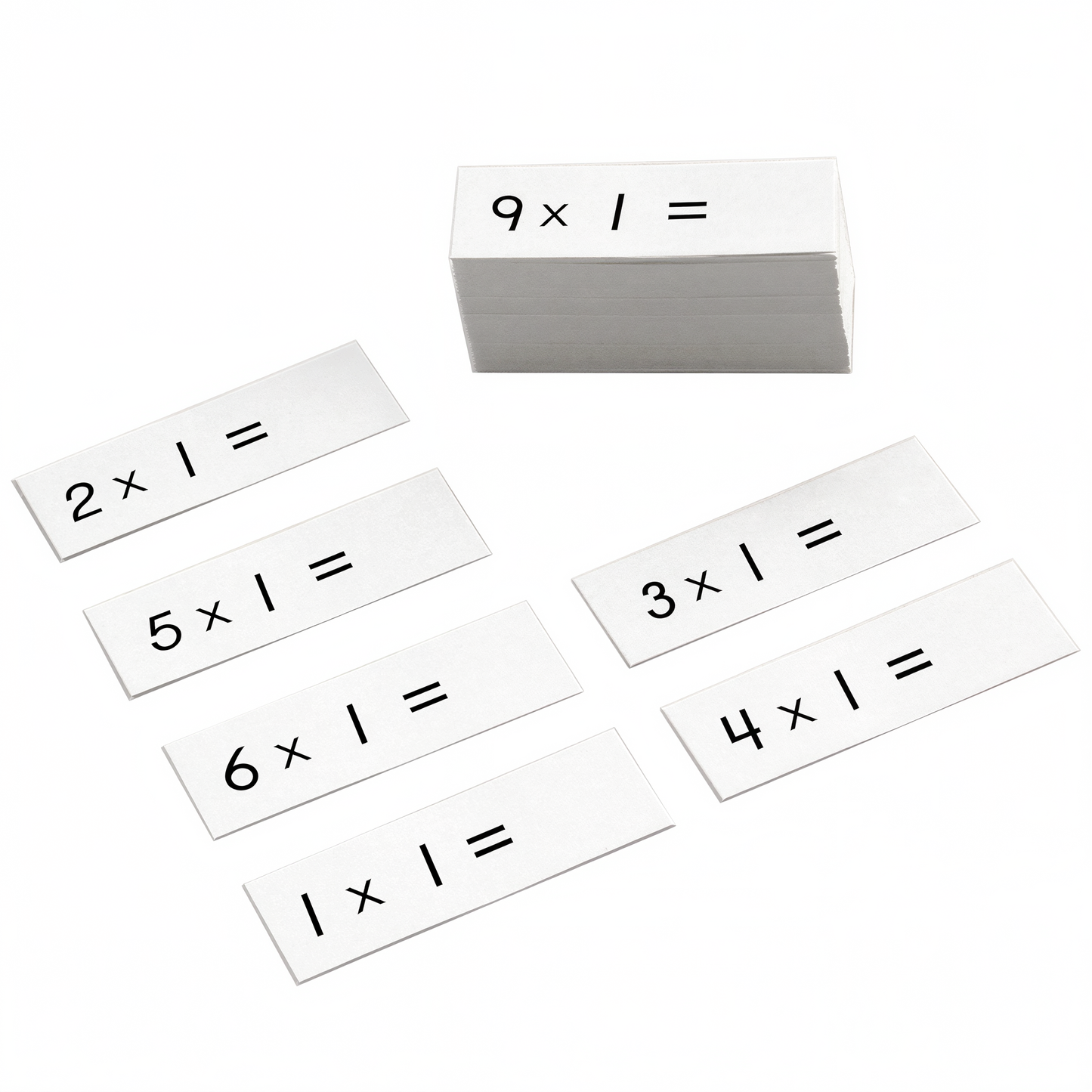 Multiplication Working Chart Problems Slips