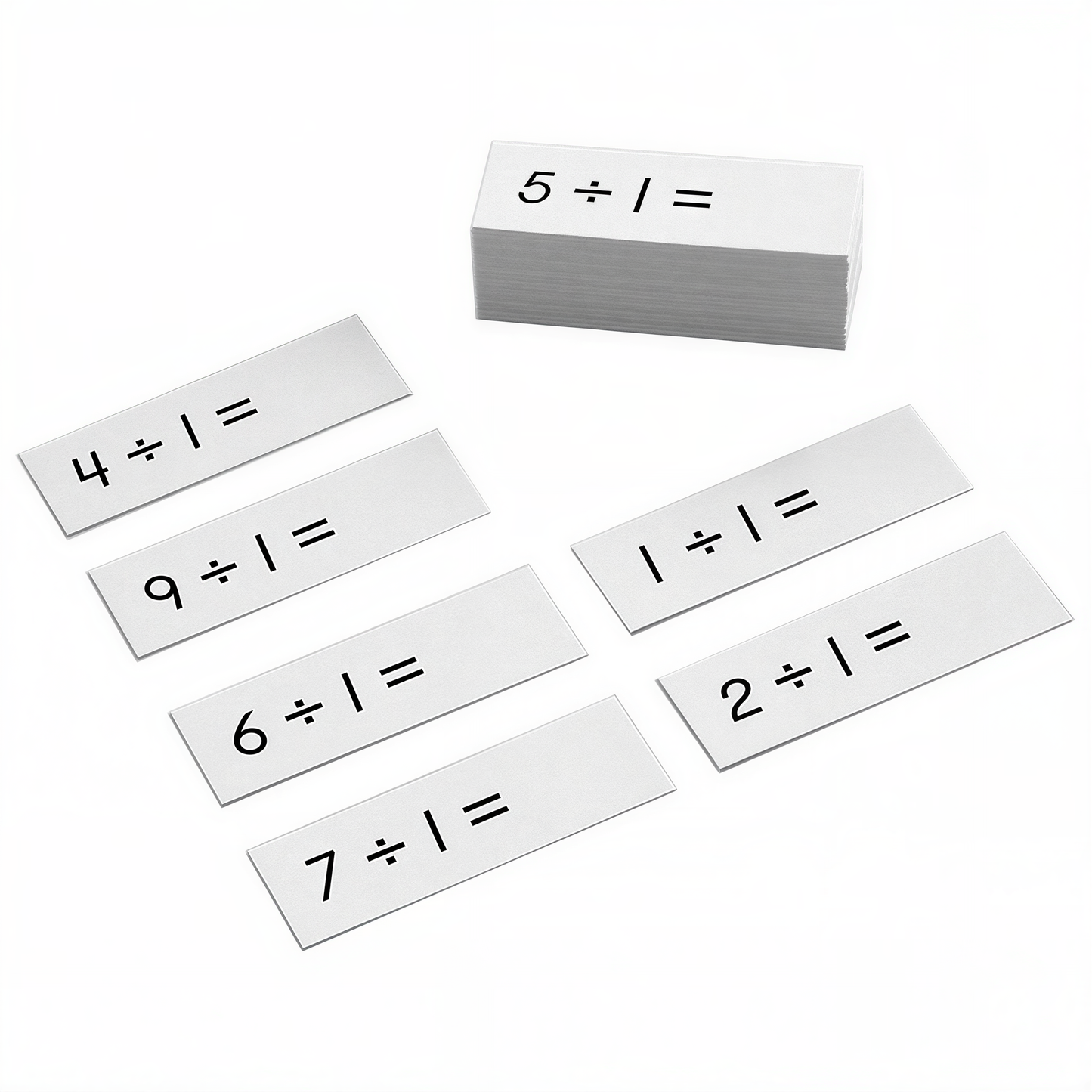 Division Working Charts Problems Slips