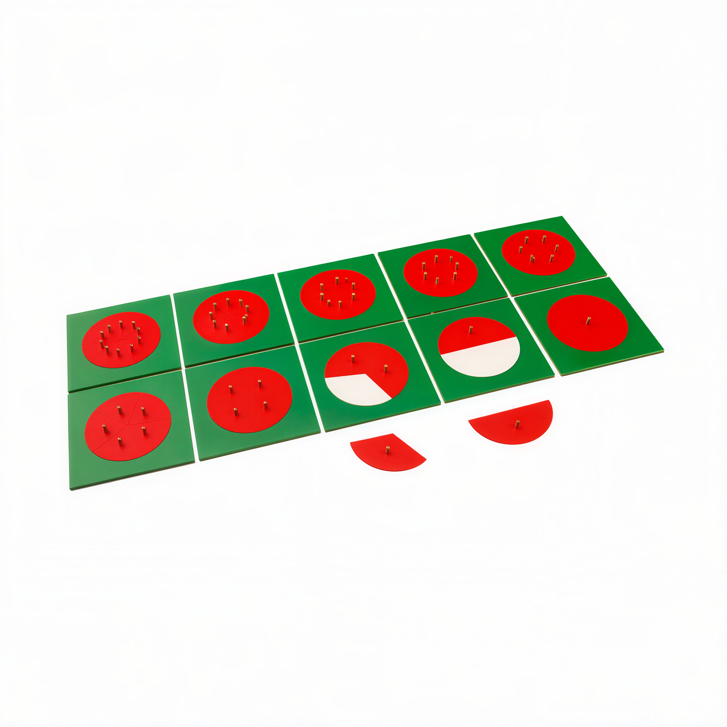 Wooden Fraction Circles