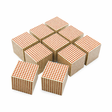 10 Wooden Cube of 1000