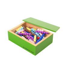 Colored Bead Stairs - 10 Sets: Individual Beads (Nylon)