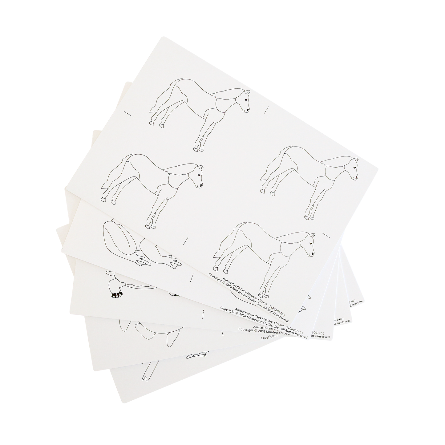 Animal Puzzle Copy Masters