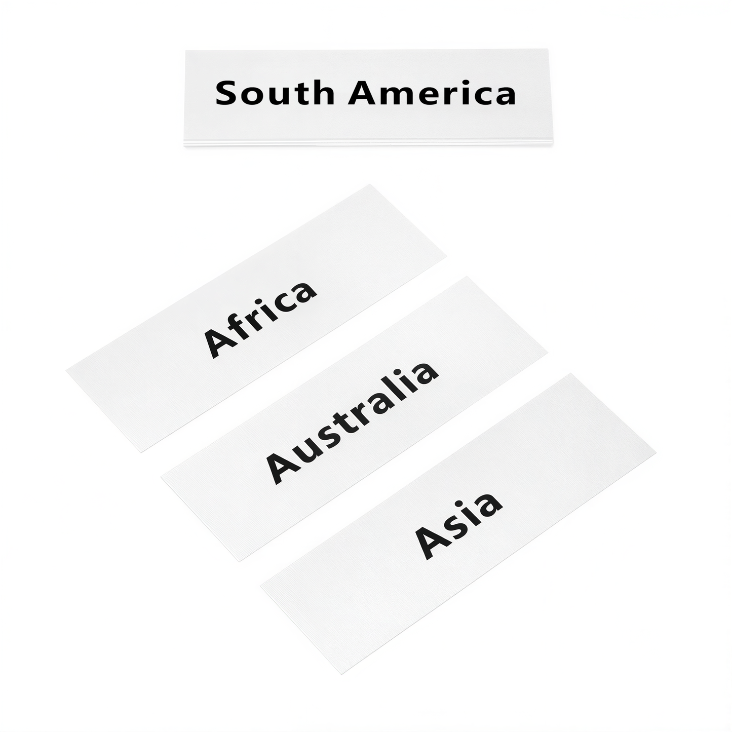Continent Labels