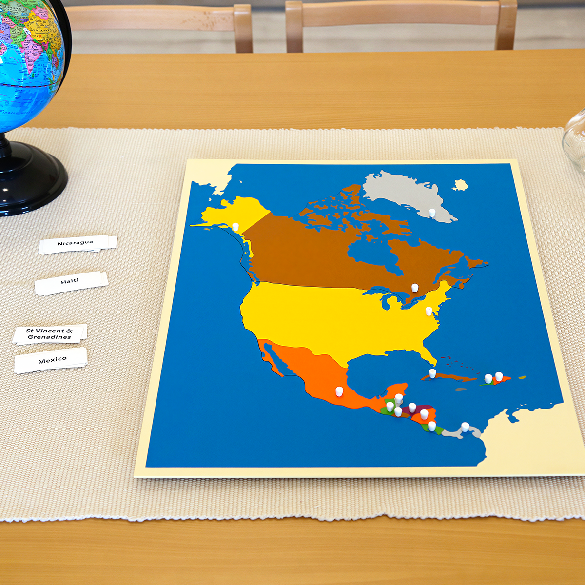 Puzzle Map of North America