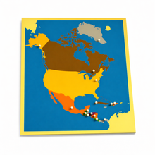 Puzzle Map of North America