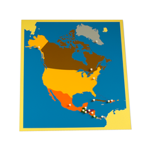 Puzzle Map of North America