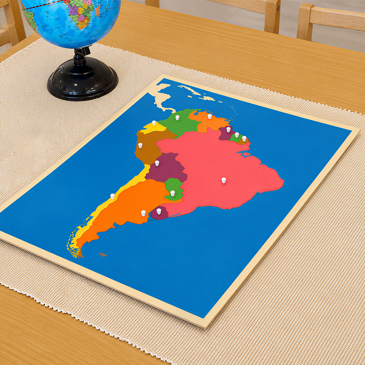 Puzzle Map of South America