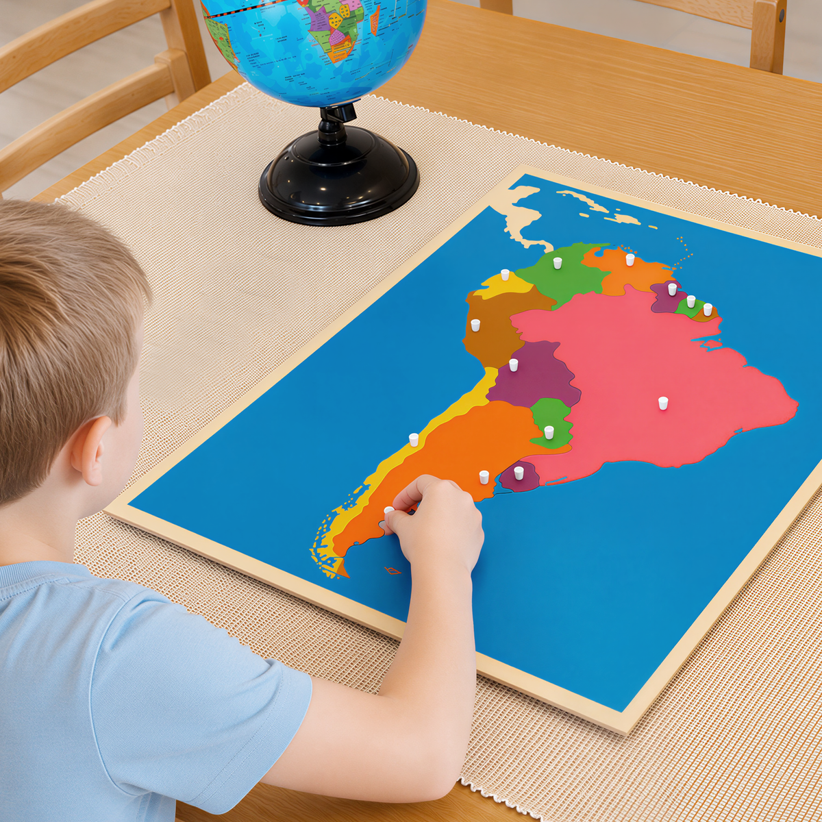 Puzzle Map of South America