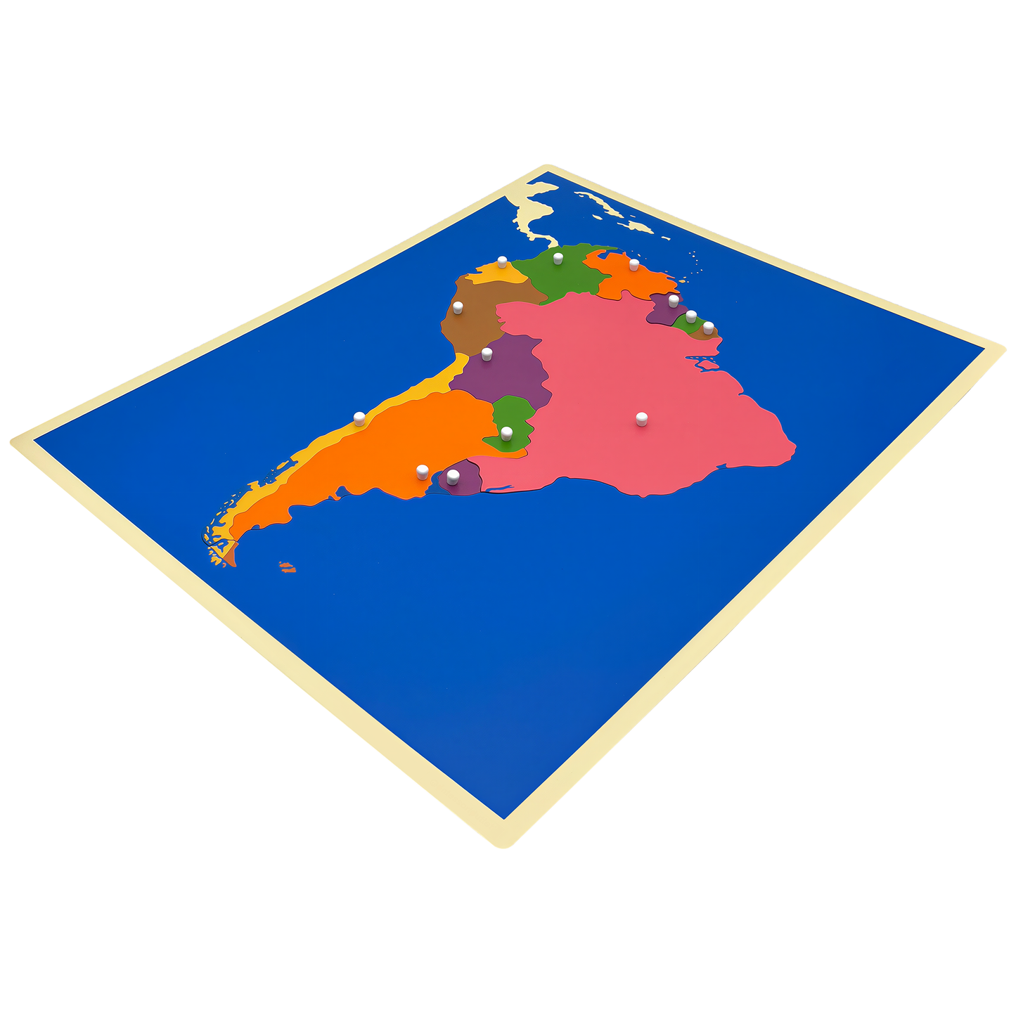 Puzzle Map of South America