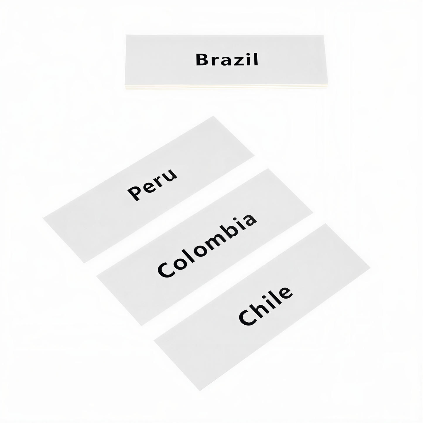 South America Labels