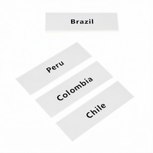 South America Labels