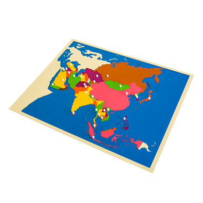 Puzzle Map of Asia