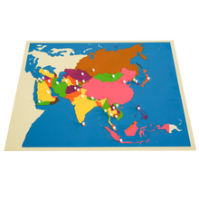 Puzzle Map of Asia