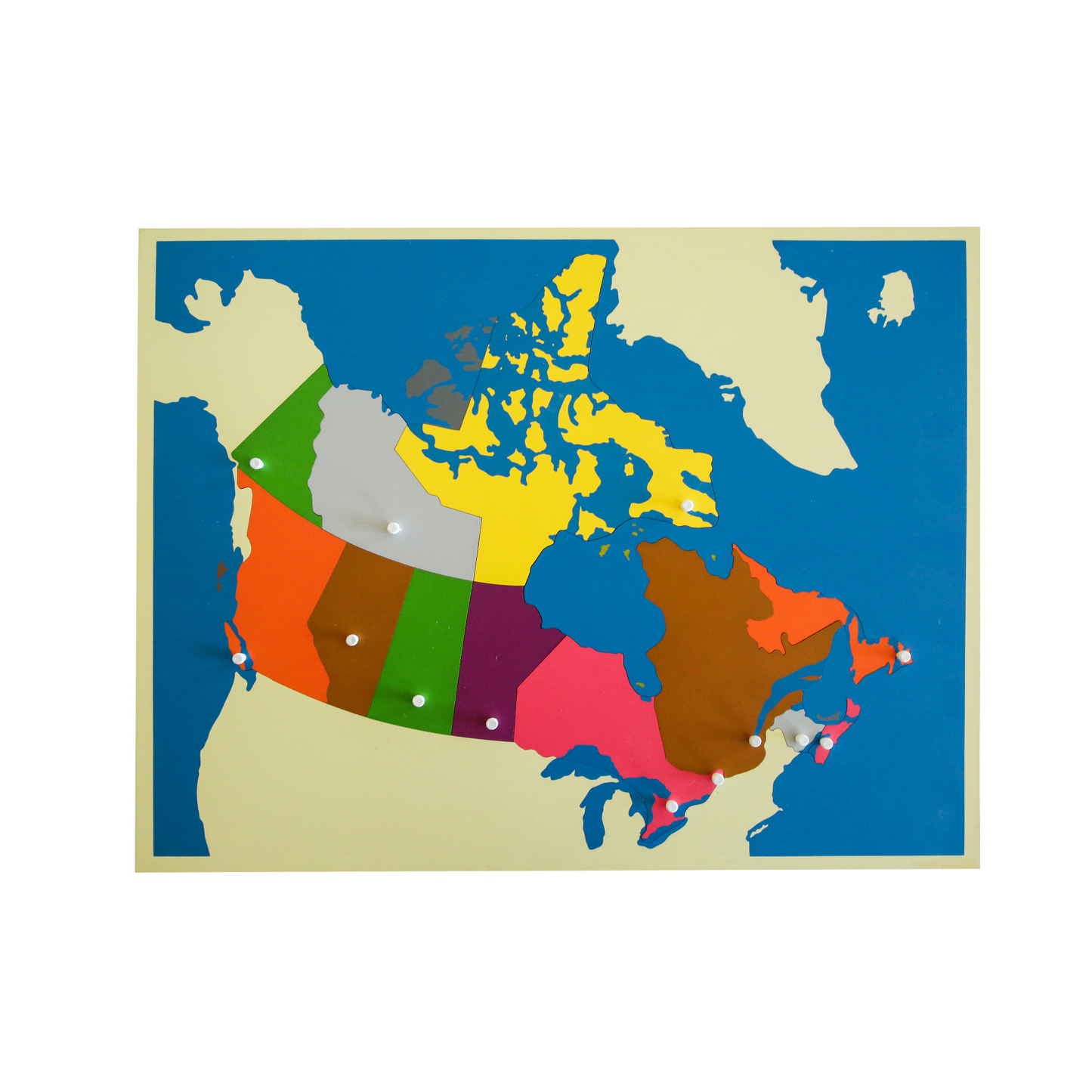 Puzzle Map of Canada