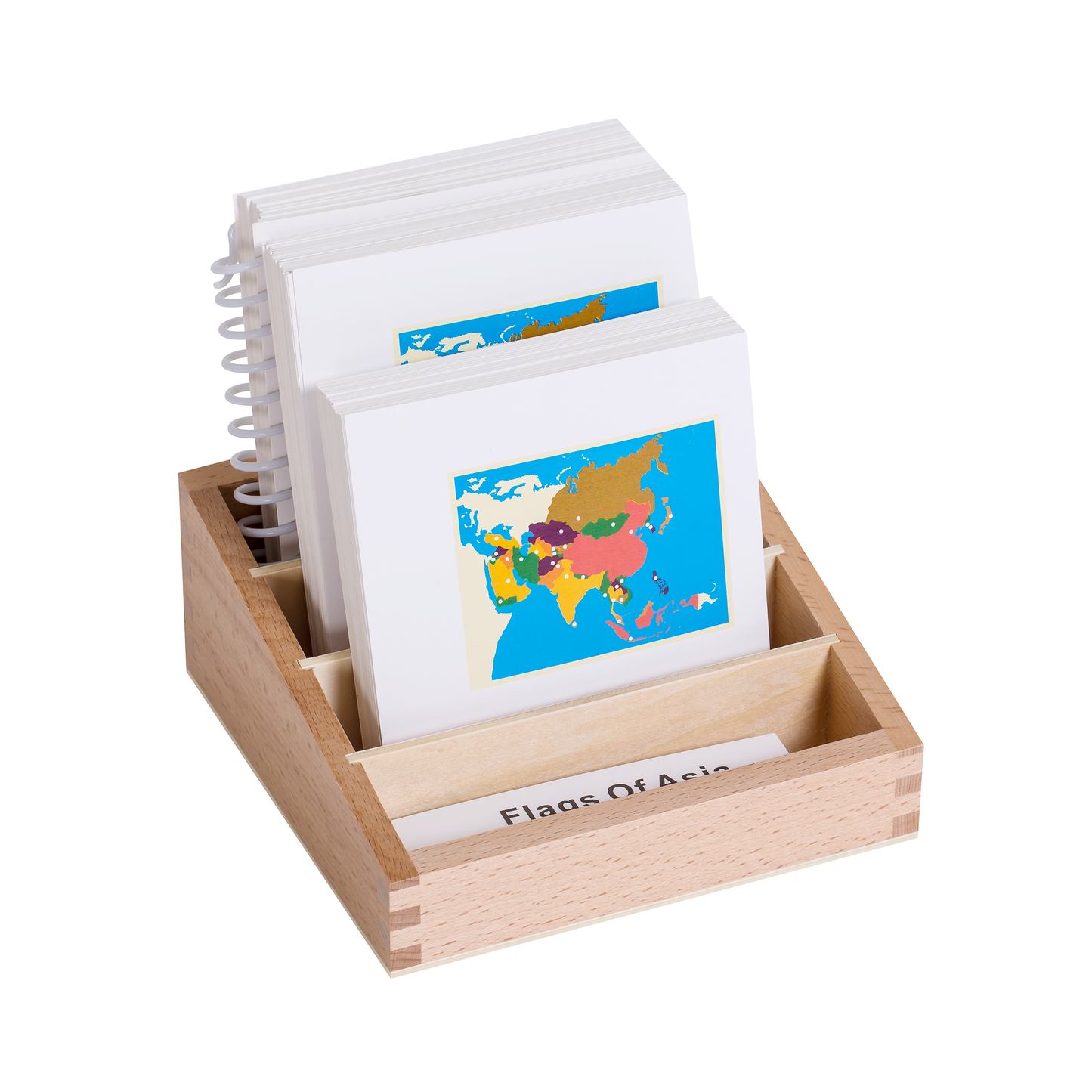 Asia Flags Nomenclature Cards